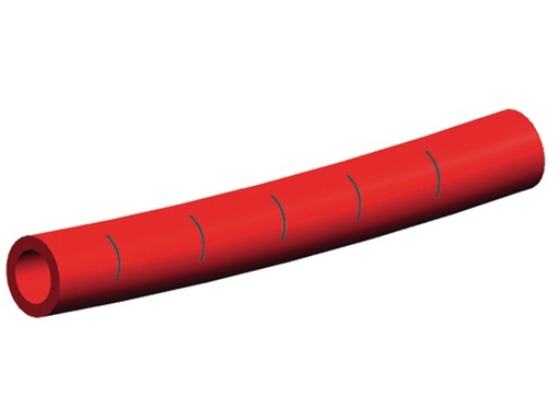 [WHA/WX7154] Tube, Quick Fitting 15mm iØ:10mm Red 10m Roll