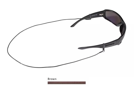 [CRO/SCRL104HT] Glasses Strap, Premium Leather Spec End Brown