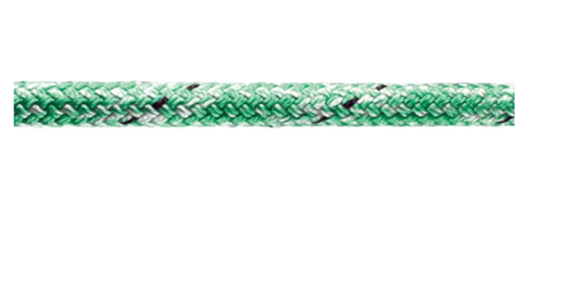 [MRL/KB3012F] DoubleBraid Rope, Polyester 6mm Marble Green per Foot