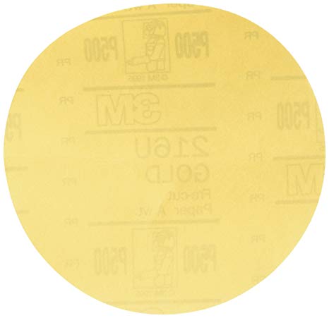 [MMM/00972] Sanding Disc, 6" Hookit G:500 Gold-Film