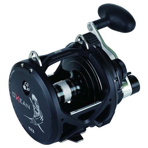 [HEN/1710-0254] Reel, Tica OX 10 Oxean OX10 Lever Drag Trolling Right Hand