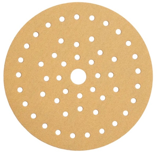 [MIR/236MF-120] Sanding Disc, 6" Grip G:120 50Hole Gold