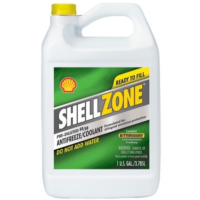 [SHE/ZONE5050-GAL] Coolant, Anti-Freeze Shellzone Pre-Diluted 50/50 Gallon