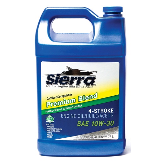 [SRR/18-9420CAT-3] Motor Oil, Premium Blend SAE:10W-30 4-Stroke Gallon