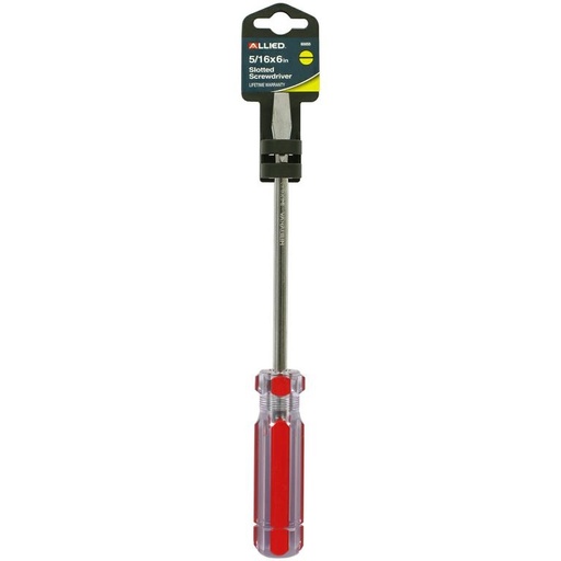 [ALL/65055] Screwdriver, Flat Head 5/16 x 6"