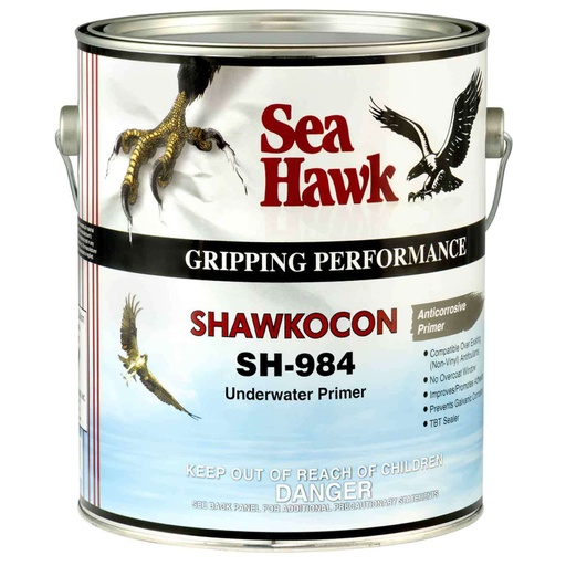 [SEH/SH-984Q] Primer, Shawkocon Underwater Anti-Corrosive Gray Metallic Quart