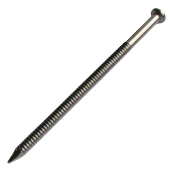 [FAN/CNS131X212] Common Nail, Stainless Steel Annular Shank #10 131" x 2-1/2"