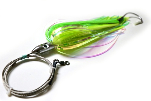 [HEN/1497-0197] Lure, Large Wahoo Magnet Sr Sz: 10 Green/Yellow