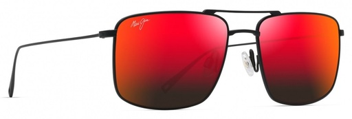 [MJM/RM886-02] Sunglasses, Aeko Frame: Matte Black Lens: Hawaii Lava