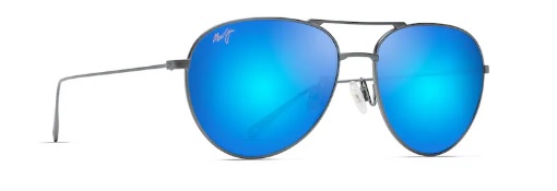 [MJM/B885-03] Sunglasses, Walaka Frame: Dove Grey Lens: Blue Hawaii