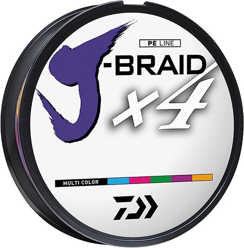 [DAI/JB4U30-330MU] Line, J-Braid x4 4 Strand Braided 30Lb 300Yd Multi-Color