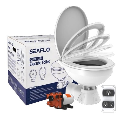 [SFL/SFMTE1-04-R] Toilet, Electric 12V 16A Quiet Flush Regular