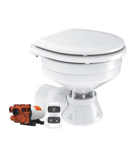 [SFL/SFMTE1-04] Toilet, Electric 12V 16A Quiet Flush Compact