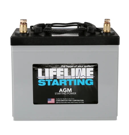 [LFL/GPL-2400T] Battery, Starting AGM 12V 75Ah CCA:650 Size 24