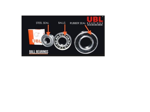 [UBL/40-68-15] Ball Bearing, 40x68x15mm Single Radial 2Rubber Seal