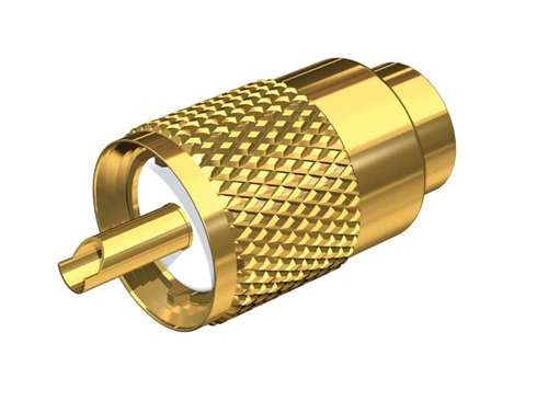 [SHK/PL259-G] Connector, Standard Marine Gold Plated for RG8/AW & RG-213 Coax Cable