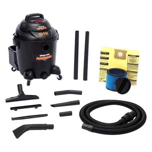 [FLH/29110030] Vacuum Cleaner, ShopVac 12Gal 6.5hp Wet/Dry