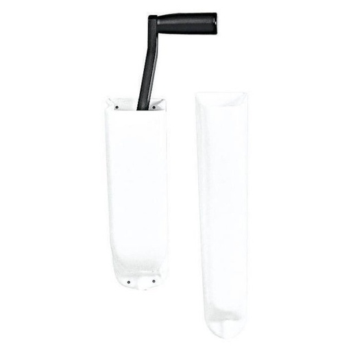 [PLA/10625] Case, for Winch Handle Soft PVC 275 x 73 x 50 mm White