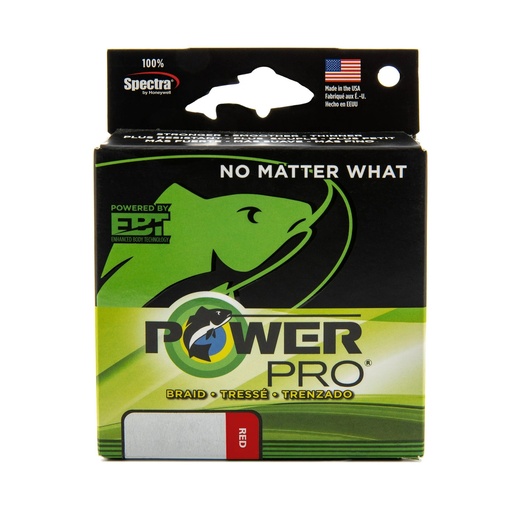 [PWP/21100650300V] Braid, PowerPro 65lb X 300Yd Red