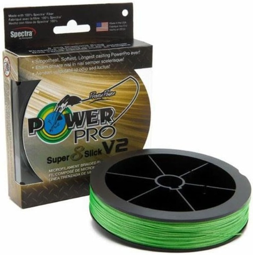 [PWP/31500300300C] Braid, PowerPro SSV2 30lb X 300Yd Aqua Green