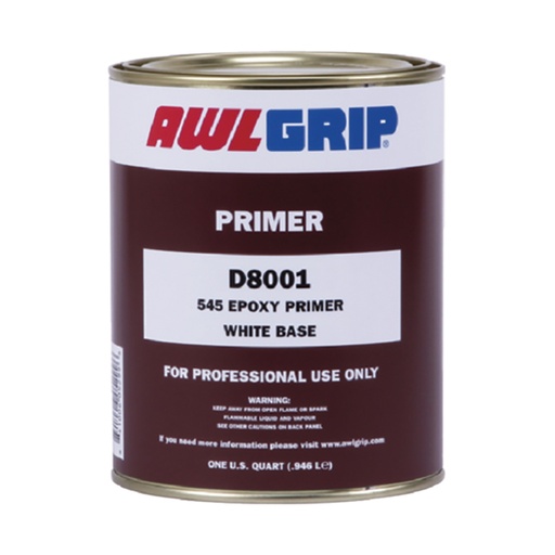 [AWL/D8001QT] Epoxy Primer Base, Cat 545 White Qt