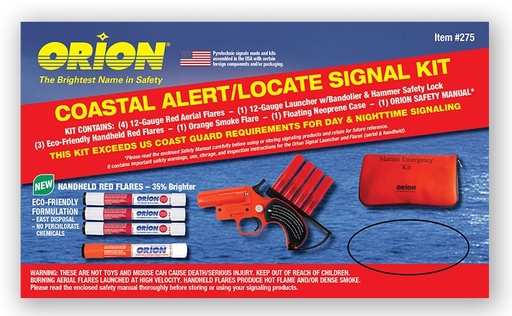 [OLI/275] Flare Kit, Coastal Alert/Locate with Neoprene Floating Case
