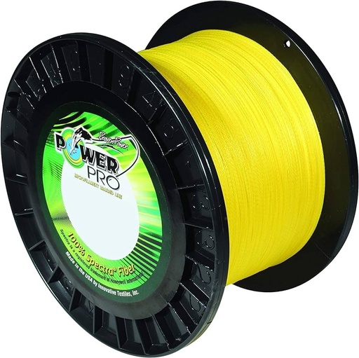 [PWP/21100800500Y] Braid, PowerPro 80lb X 500Yd Yellow