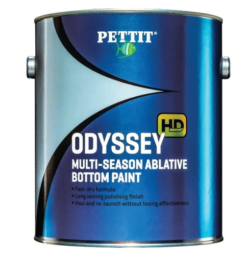 [PET/1607G] Antifouling, Odyssey HD Ablative Multi-Season Red Gallon