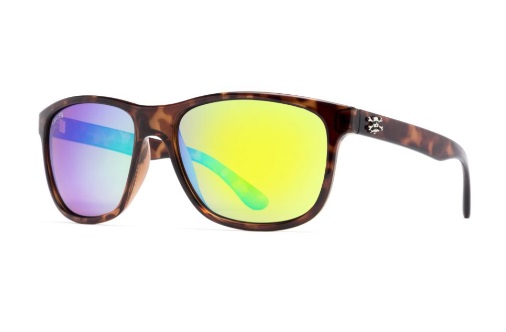 [HEN/2405-0396] Sunglasses, Maya Frame: Tortoise Lens: Green Mirror