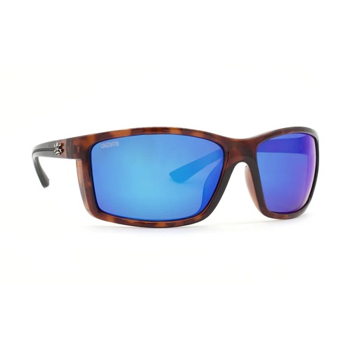 [HEN/2405-0426] Sunglasses, Horseshoe Frame: Tortoise Lens: Blue Mirror