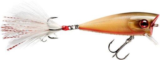 [HEN/0141-9127] Lure, Prank Popper/Diver 2.31" 5/16oz #6 Trebles Crushed Bone