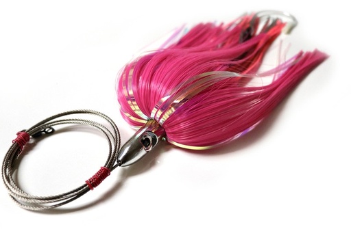 [HEN/1497-0198] Lure, Large Wahoo Magnet Sr Sz:10 Pink/Clear