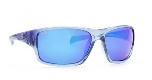 [HEN/2405-0442] Sunglasses, Chesapeake Blue Smoke Frame/Blue Mirror Lens