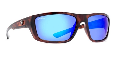 [HEN/2405-0436] Sunglasses, Sancho Tortoise Frame/Blue Mirror Lens