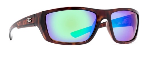 [HEN/2405-0438] Sunglasses, Sancho Tortoise Frame/Green Mirror Lens