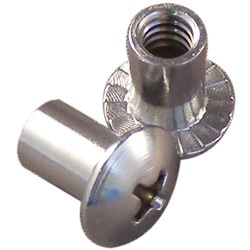 [BEC/BB187S01] Sleeve Nut, Barrel Stainless Steel 10-24 Length:3/8" Phillips