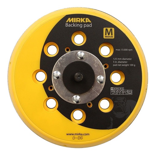 [MIR/915GV28] Disc Pad, Backing 5" Medium Grip 28Hole