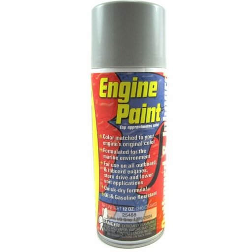 [MLL/25488] Spray Paint, Volvo Stern Drive Grey 12oz Aerosol