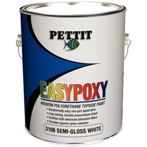 [PET/3106G] Polyurethane Paint, 1 ComponentWhite Semi-Gloss Gal