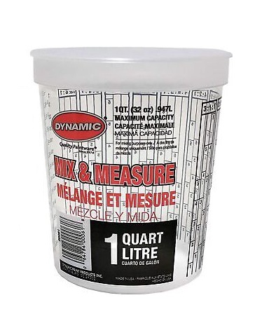 [CUP/PL2-QT] Paint Pail, Plastic Quart 32Fl oz/.946L