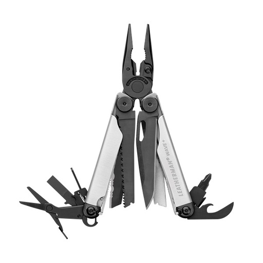 [LEA/832622] Leatherman Tool, Wave+ Black Sl 18 Piece Box