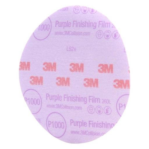 [MMM/30669] Sanding Disc, 6" Hookit G:1000 Purple Finish