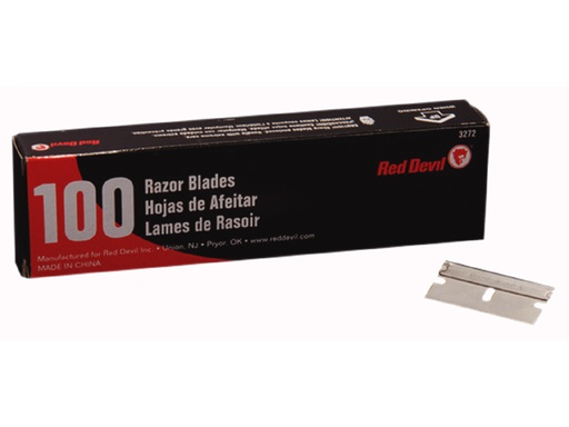 [RDV/3272] Razor Blade Set, Single Edge 100 Box12.06