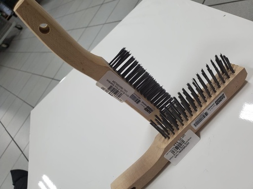 [UAL/4RWBRUSH] Wire Brush, 4 Row Stainless Steel #387SS