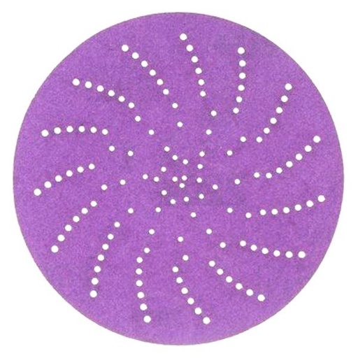 [MMM/31483] Sanding Disc, 6" Hookit G:320 Purple MultiHole